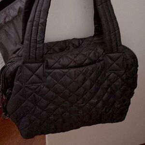 MZ Wallace Black Quilted Shoulder Bag